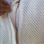 Covington Winter White Cotton Blend Knit Sweater Vest M Photo 4