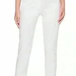 Cynthia Rowley  white high waisted Capri jean pants in size 2 Photo 5
