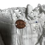 FP ONE White Lace Tiered Mini Dress Spaghetti Strap Boho Festival Size Small Size L Photo 5