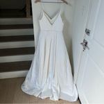 Reformation NWT  Icelynn Satin Bridal Maxi Dress in Ivory Photo 3
