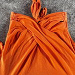 Aerie Cropped Wrapback T-Shirt Sz Small Orange Photo 3