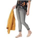 Laurie Felt Size 2XP Silky Skinny With Zipper & Vital Stretch Technology. New Gray Photo 0