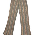 Sundance Gigi Cotton Gauzy Multicolor Striped Cabana Pants Button Fly Size XS Photo 1