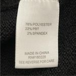 StitchDrop Fuzzy Black Grey Cozy Oversized Hooded Sweater Dress Sleeves Sz XL Black Photo 8