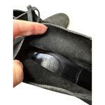 J.Crew  Black MacAlister Suede Block High Heel Ankle Boots Lace‎ Up Size 11 Photo 7