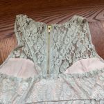 American Rag Champagne gold lace fitted Bodycon dress SZ small Photo 2