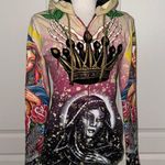 Ed Hardy Christian Audigier  Vintage Y2K Zip Up Hoodie Jacket Size Small Photo 0