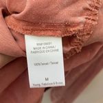 Young Fabulous and Broke Shirt Dress M Pink Tie Ruched Asymmetrical Western Grunge Photo 11