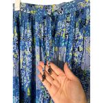 White Stag Blue Patchwork Pattern Maxi Boho Elastic Waistband Skirt Medium Photo 4