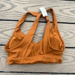 Aerie NWT  real me stretch sports bra small burnt orange brown Photo 1