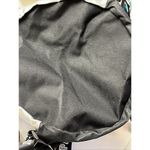 Victoria's Secret PINK Cinch Drawstring Large Back Pack Black/Silver NWOT Photo 12