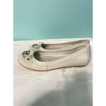 ALDO  shoes women‎ Cream Size 10 loafers Tassels , S-268 Photo 5