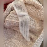 Abercrombie & Fitch  Cropped knit sweater with hood size medium in cream Photo 3