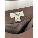 Cato Brown Faux Wrap Lined Center Back Slit Pencil Skirt Plus Size 18W Photo 6