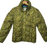 Oakley Down Puffer Snowboard Ski Jacket Winter Full Zip Green Womens Size Small Photo 2
