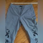 Nic+Zoe    embroidered capris- Ankle  Sz 8 Photo 5