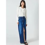 Paige  Silk Blend Dionna Ruffled Button-Front Blouse Photo 1