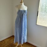 J.Crew  Blue & White Sweetheart Maxi Dress Photo 6