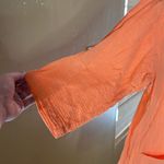 Soft Surroundings 100% Cotton Araza Gauze Shirt Nectarine Size Large Photo 5