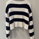 Princess Polly  London Bridge Striped Distressed Sweater size XS/S Photo 7