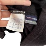 Lands' End black full zip fleece jacket pocket winter classic long sleeved Photo 3