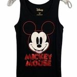Disney NEW Mickey Mouse Black Tank Top Size 7/9 S Photo 0