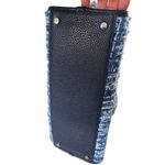 Kate Spade Kate Spade New York Blue Tweed Satchel Handbag Leather Trim Tassel Photo 6