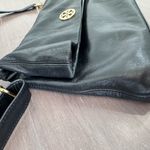 Tory Burch  Amanda leather clutch crossbody bag black Photo 8