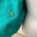 Forever 21 Teal cropped pea coat with gold buttons M Photo 3