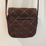 Vera Bradley Chocolate Brown Quilted Small Crossbody Bag Photo 5