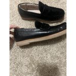 Stuart Weitzman  Bromley shearling Loafer 6 Black Women's 6‎ Leather Photo 12