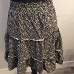 Ava Christine Floral Smocked Tiered Flirty Girly Mini Skirt Sz M Medium Photo 0