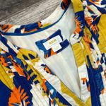 Anthropologie  Cassandra maxi Maeve DressYellow Blue Birds Short Sleeves X-Large Photo 1
