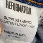 Reformation Jane Wide Leg Jeans Women's Size 30 In Waist Photo 7