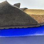 Birkenstock Arizona Mocca Brown Soft Footbed Suede Leather Women Sandals Size 8 Photo 10