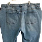 Lane Bryant midrise boyfriend cropped distressed patchwork denim jeans 22 Photo 6