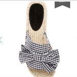 Vintage Havana NEW  gingham Lilly bow slides Photo 2