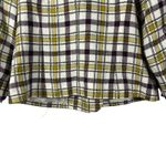 Pendleton  Plaid‎ Peacoat Women's Wool Blend Jacket Lined Yellow Burgundy Check Photo 7