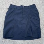 DULUTH TRADING CO Womens Size 8 black cargo utility skort camping outdoor hiking Photo 0