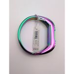 Tory Burch for Fitbit Metal Hinged Bracelet Rainbow Iridescent Style 63319 Photo 1