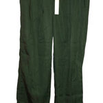 House of Harlow 1960 Milo Tencel Straight Leg Pants Army Green‎ Size Medium Green Photo 0