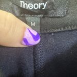 Theory  Black Navy Double Knit Jersey Slouchy Jogger Pants Photo 12