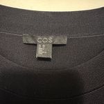 COS  Pleated Sleeves Knitted Dress Black Size XS Photo 6