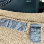 Oscar de la Renta Tan Button Front Classic Oversized Cardigan Sweater Size M Photo 4