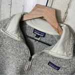 Patagonia Better Sweater Quarter Half Zip Sweater Heather Cream Womens Medium Photo 2