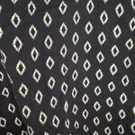 Cupcakes and Cashmere Black & White Diamond Print Slightly Cropped Top Size Large Photo 7