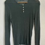 Elegant Dark Green Long Sleeve Top Photo 0