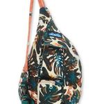 KAVU  Tropical Sling Bag with Orange and Green Accents Photo 0