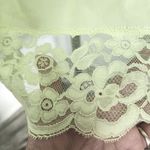 Vanity Fair Vintage  Lime Green Lace Top Slip Photo 3