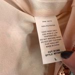 Lavish  Gold V-Neck Sequin Chain Blouse Size Large Photo 6